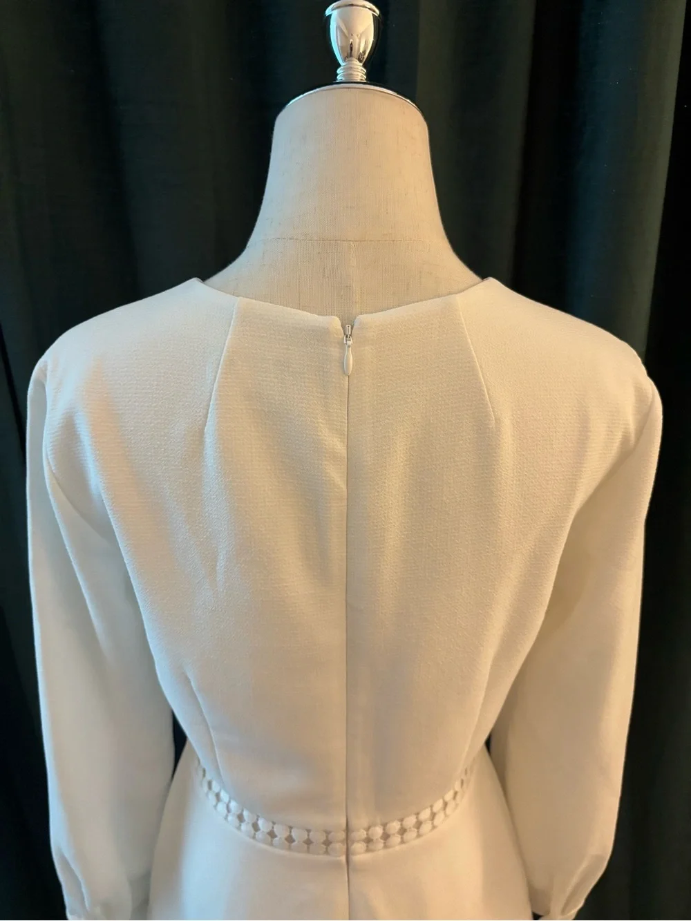 Club Monaco White Long-Sleeve Dress - Picture 8 of 9